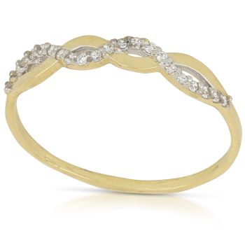 Anello con zirconi
