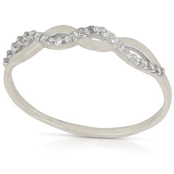 Anello con zirconi