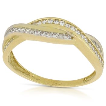 Anello con zirconi