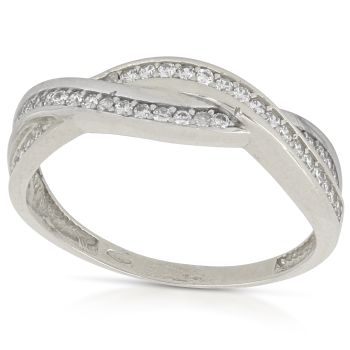 Anello con zirconi