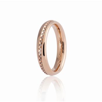 Infinito wedding ring with 45 diamonds