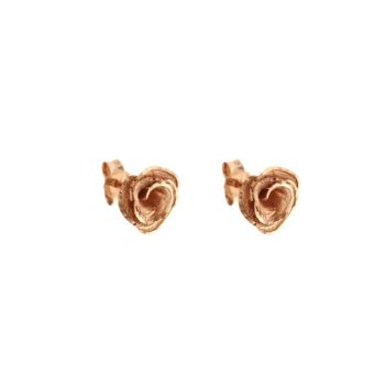 Rose shaped earrings