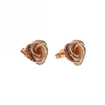 Rose shaped earrings