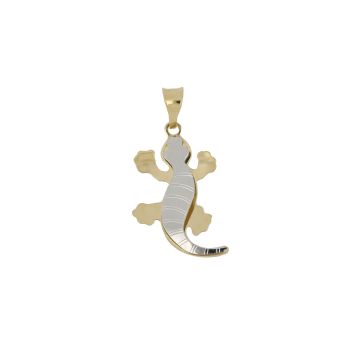 Gecko shaped pendant