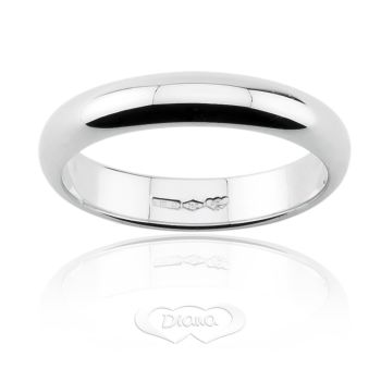 F6N Silver classic wedding ring