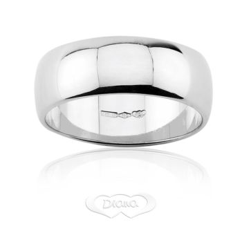 FM8 Mantovana silver wedding ring