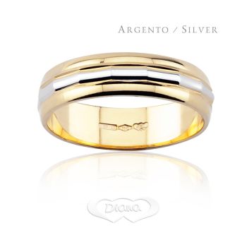 AF181 BIC faceted silver engagement ring