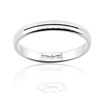 FD14N3 B silver engagement ring