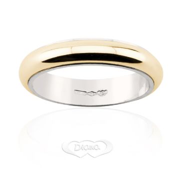 FDB 10-1 silver wedding ring