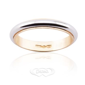 FDB 10-2 silver wedding ring