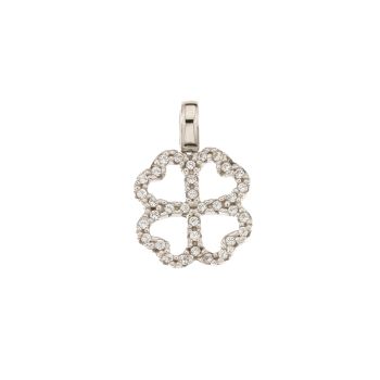Four leaf clover shaped pendant