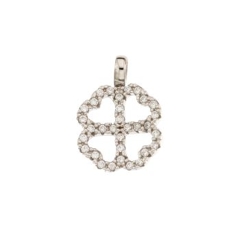 Clover leaf shaped pendant