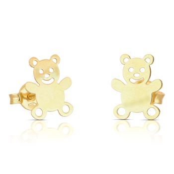 Orecchini orsetto a lastra mis.3