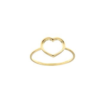 Openworked heart ring