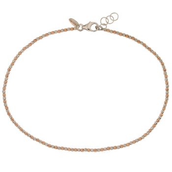 Bracciale a palline martellate