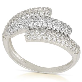 Anello con zirconi