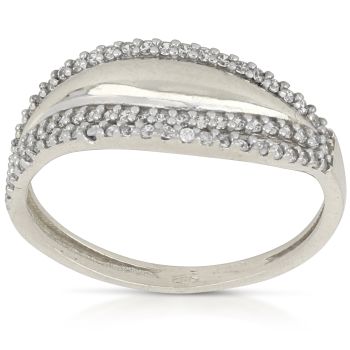 Anello con zirconi