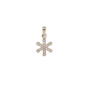 Pendente a forma di fiocco di neve