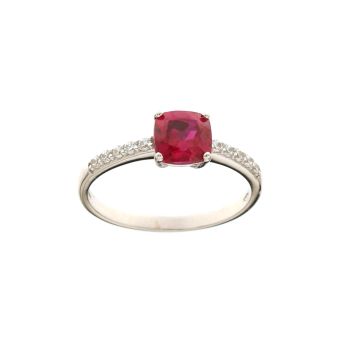 Anello solitario 4 griffe