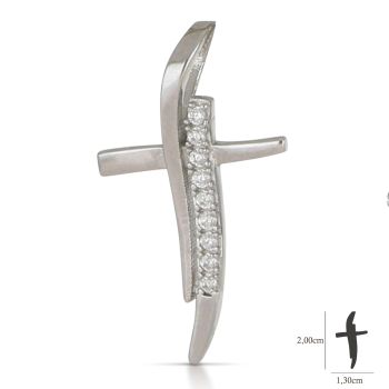 Croce con zirconi