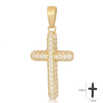 Croce con zirconi