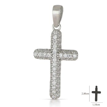 Croce con zirconi