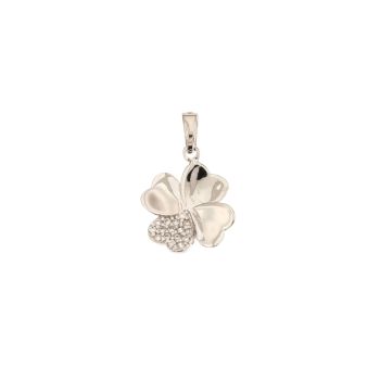 Four-leaved clover pendant