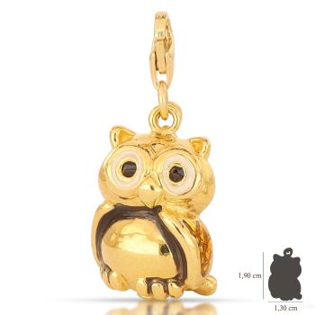 Owl stackable charm
