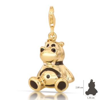Hippo stackable charm