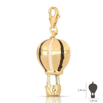 Hot-air baloon stackable charm