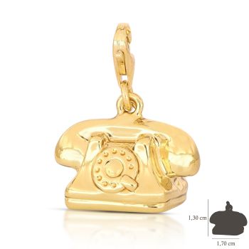 Telephone stackable charm