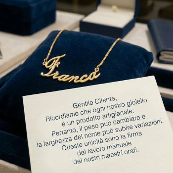 Girocollo con nome- 6lettere