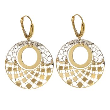 Drop plate earrings