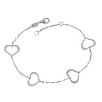 Bracciale con cuori