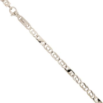 Bracciale pieno maglia pernice alternata