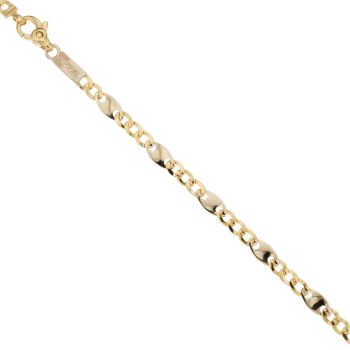 Bracciale pieno 3+1 alternata