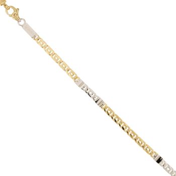 Bracciale pieno tigre alternata