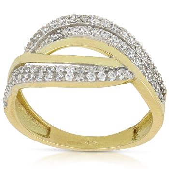 Anello con zirconi