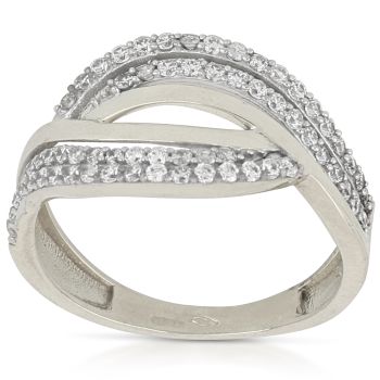 Anello con zirconi