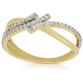 Anello con zirconi