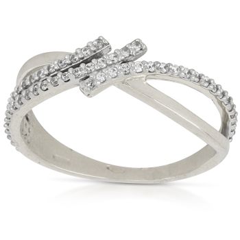 Anello con zirconi