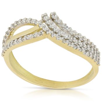Anello con zirconi