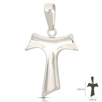 Hollow stamped Tau Cross