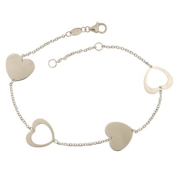 Bracciale con cuori