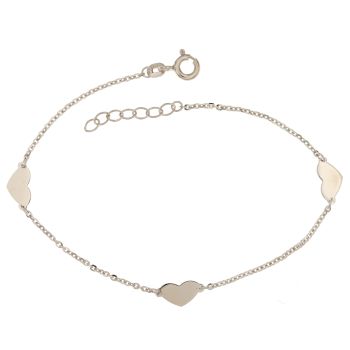Bracciale con cuori
