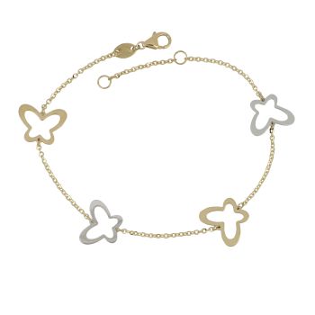 Bracciale con farfalle