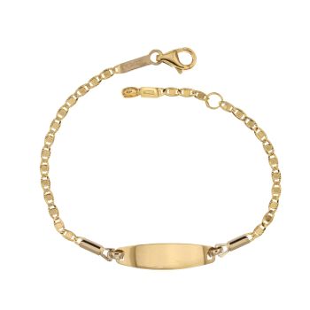 Bracciale con targhetta