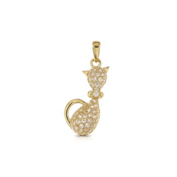 Cat shaped pendant
