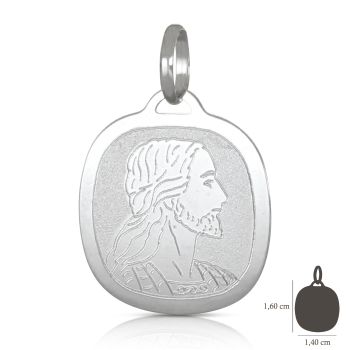Medaglia con l'immagine di Cristo
