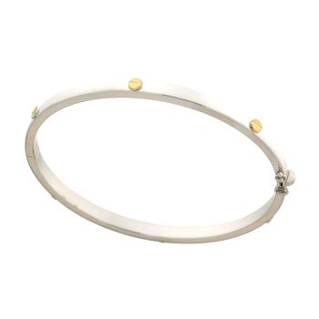 Plain cane bangle bracelet
